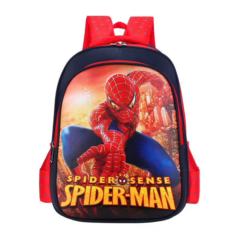 Kids Cartoon-Themed School Bags – Spiderman, Elsa, Frozen & Avengers (28×40×16cm)- Furaha Finds Kenya