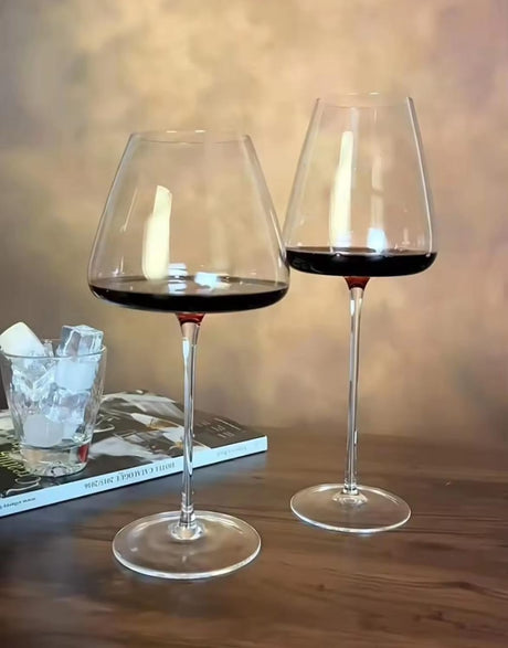 Set of 6 Long Stem Wine Glasses – Lightweight, 720ml- Furaha Finds Kenya