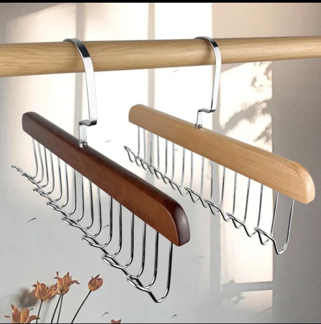 All in One Hanger |360° Rotating Closet Organizer with 8 Hooks.