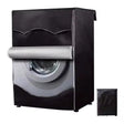 Waterproof Front Load Washing Machine Cover with Zipper – 60x65x85cm – Black