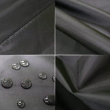 Waterproof Front Load Washing Machine Cover with Zipper – 60x65x85cm – Black