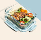 Borosilicate Glass Microwavable Food Containers – Leakproof & Heat-Resistant (1050ml)- Furaha Finds Kenya