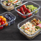 Borosilicate Glass Microwavable Food Containers – Leakproof & Heat-Resistant (1050ml)- Furaha Finds Kenya