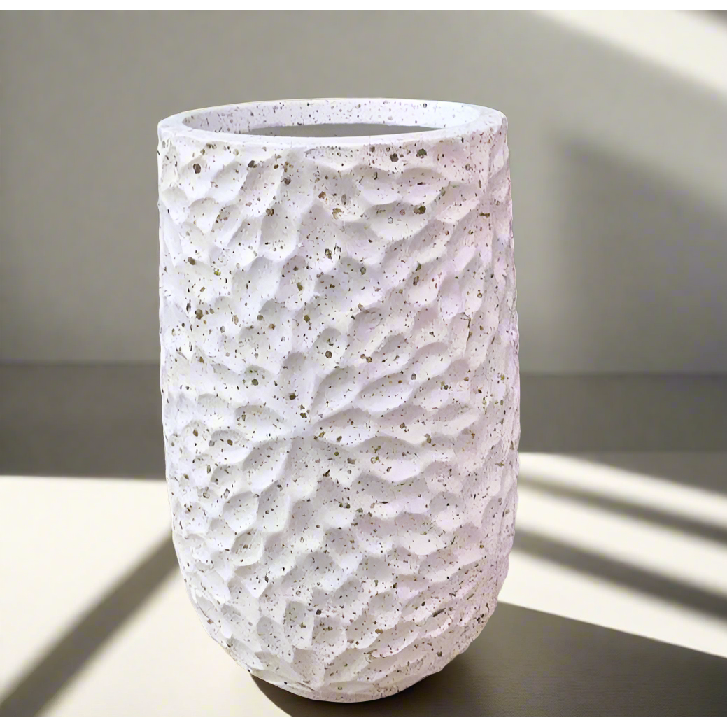 Inspirational Concrete Flower Pots Creative Indoor Outdoor Planter with Drainage Hole (36cm x 22cm x 22cm) General Home Outdoor Decor