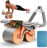 Intelligent Belly Trimmer Wheel Auto Rebound Ab Roller for Flat Tummy & Core Strength.