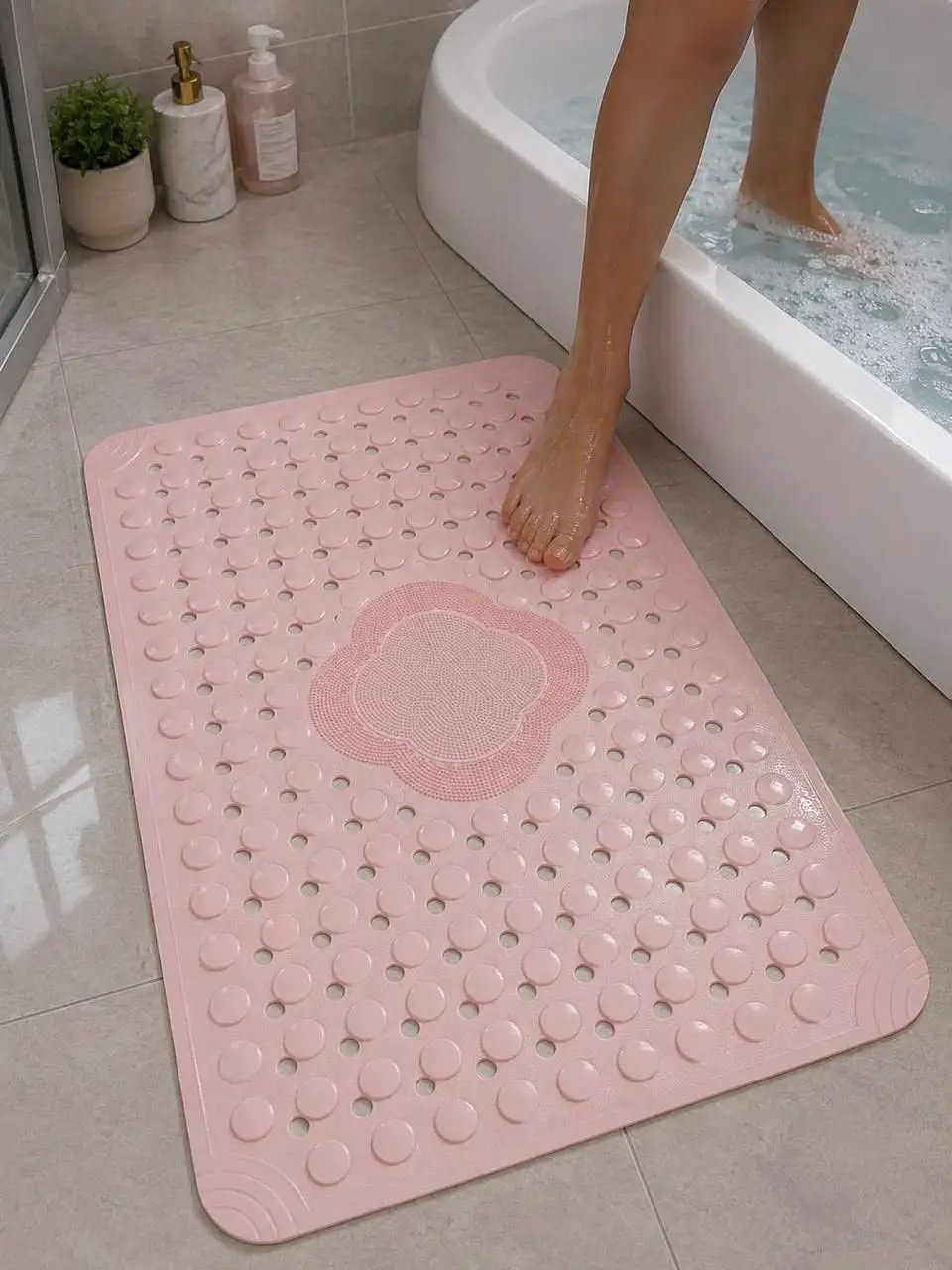 Heavy-Duty Anti-Slip Bathroom Mat 50x80cm Bathroom Mat Bath Mats & Rugs