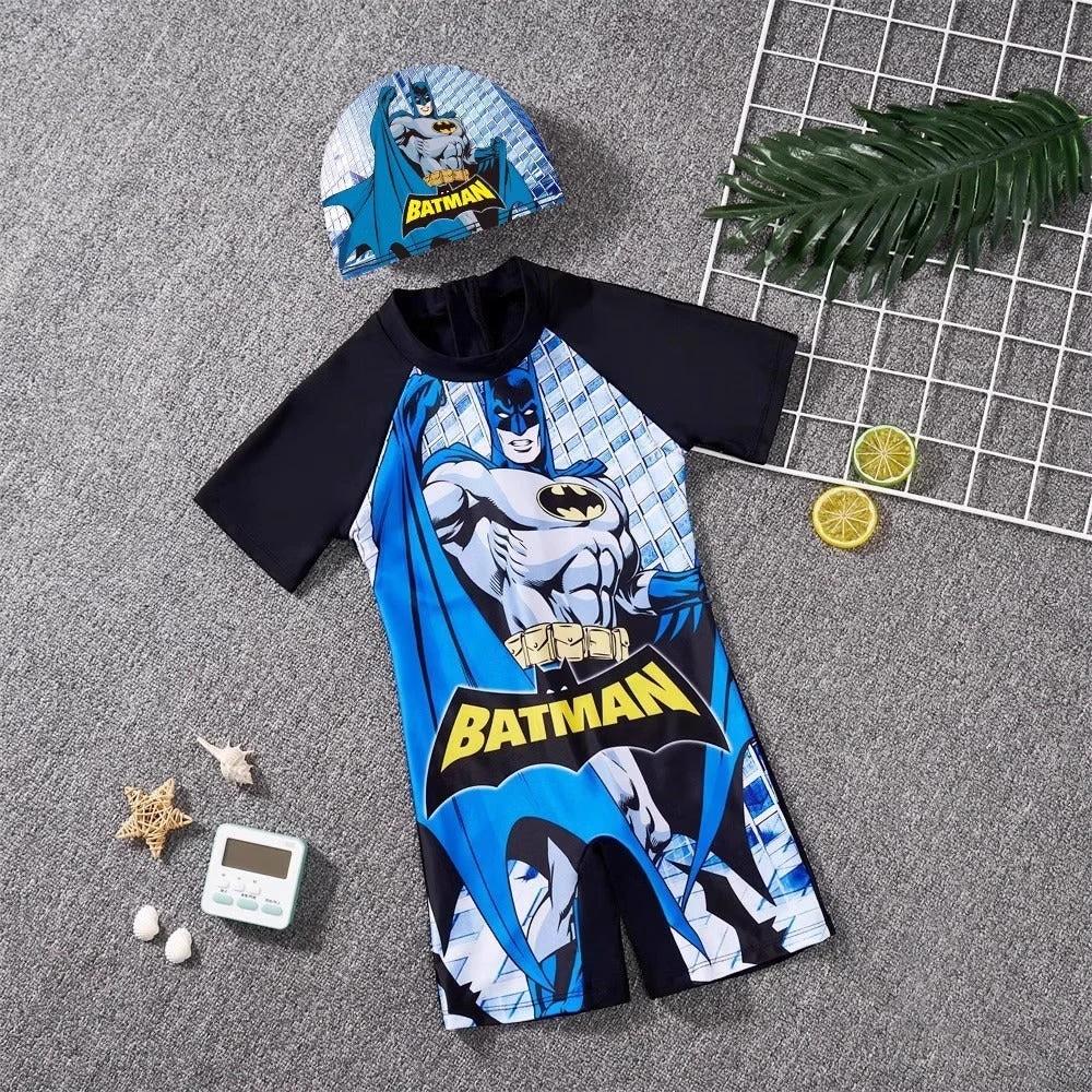 Kids Cartoon Themed Swimming Costumes with Cap Clothing & Accessories Baby & Toddler Swimwear