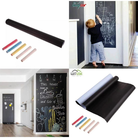 Kids Chalkboard Wall Sticker Kid essentials Visual Artwork