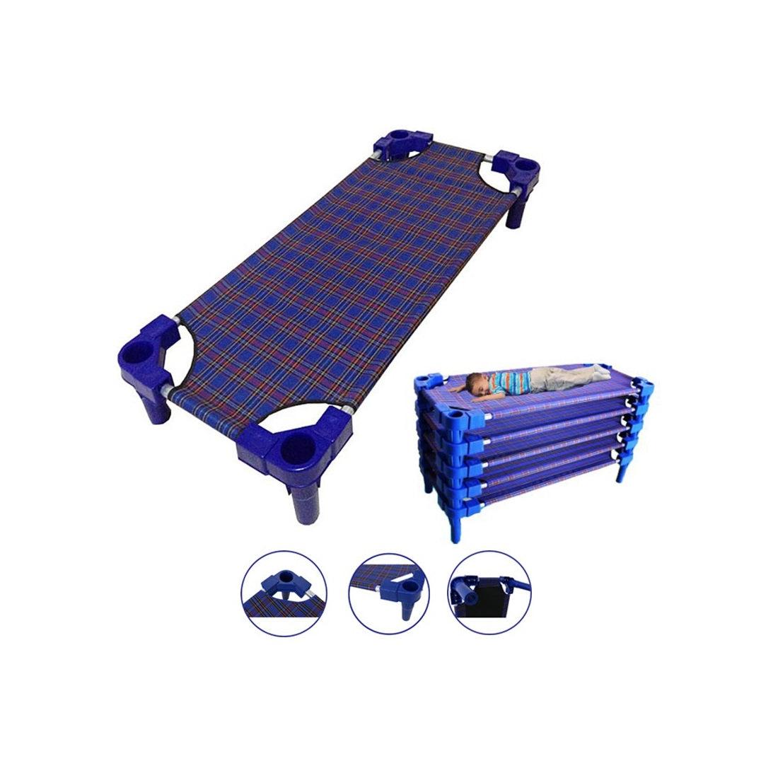Kids Stackable Bed Space Saving Design, Durable and Comfortable, Size 138x58x26cm