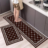 Kitchen Anti-Slip Mats 2-Piece Set – Big & Medium Sizes for Enhanced Safety and Grip Kitchen Mats Kitchen & Dining