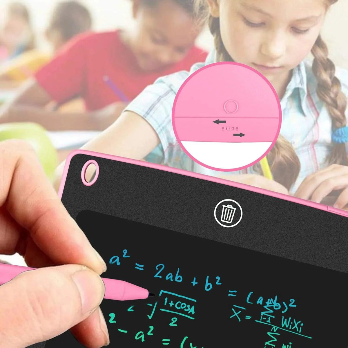 LCD Kids Smart Writing & Drawing Board Tablet | 8.5 Inches | Available in Green, Black, Blue | Ideal for Learning and Creativity Toys & Learning Activities Educational Toys