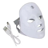 LED Light Therapy Facial Mask – Rechargeable Phototherapy Skin Care Device (24×19 cm)