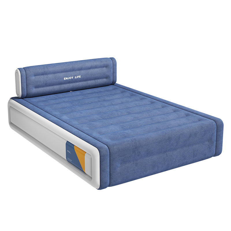 Large 5x6 ft Inflatable Air Bed with Headrest 203x152x36cm