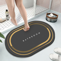 Large Absorbent Diatom Bathroom Mat 50x80cm Bath Mats Bath Mats & Rugs