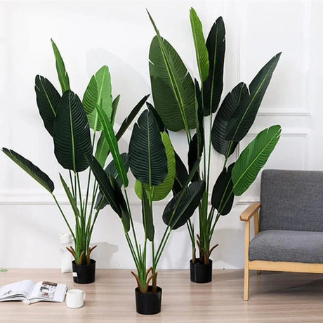 Large Artificial Banana Tree Indoor Green Plant for Home Garden & Floor Decorations