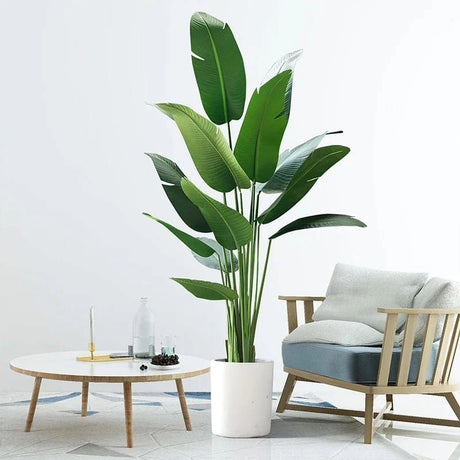 Large Artificial Banana Tree Indoor Green Plant for Home Garden & Floor Decorations