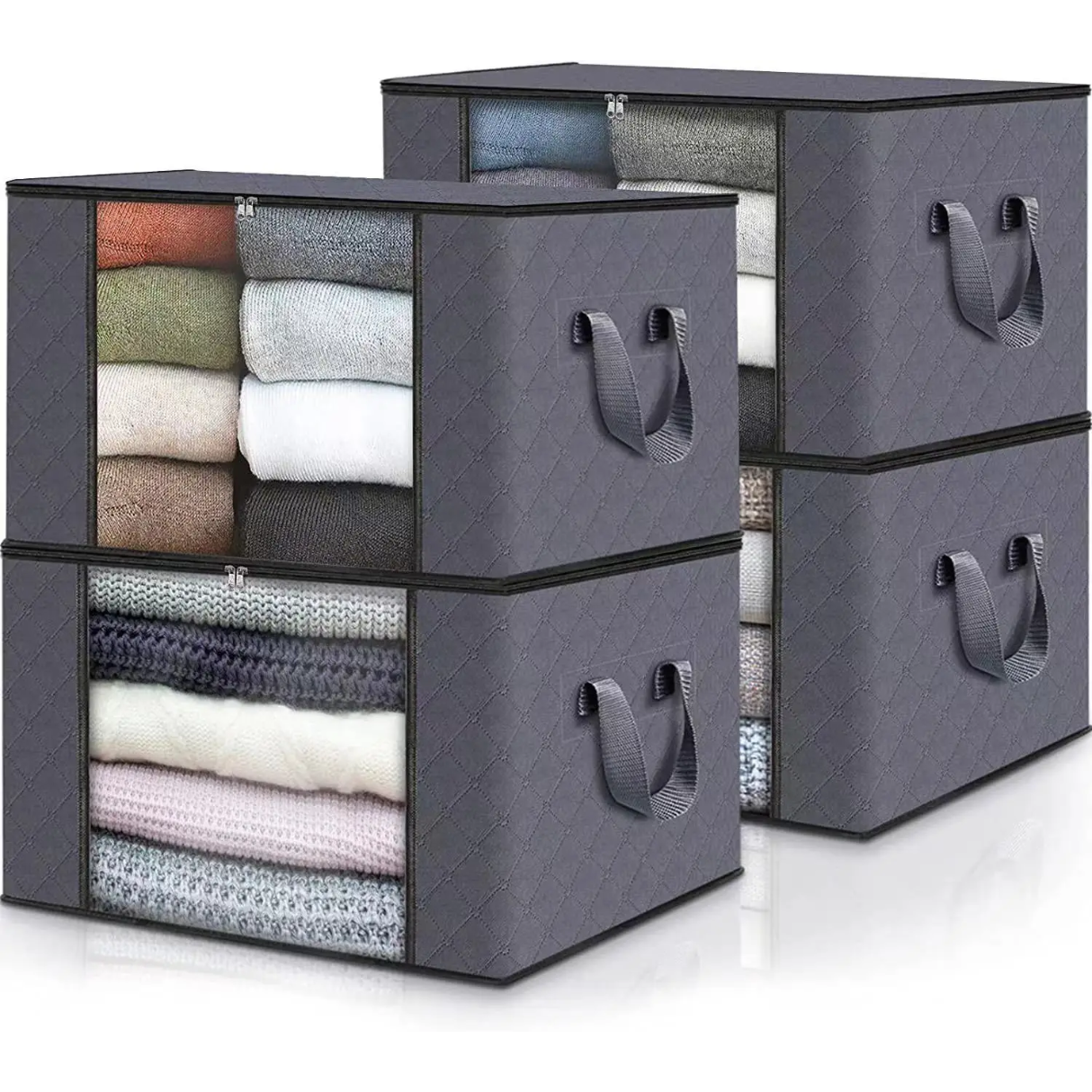 Large Capacity Clothes & Duvet Storage Bag Organizer