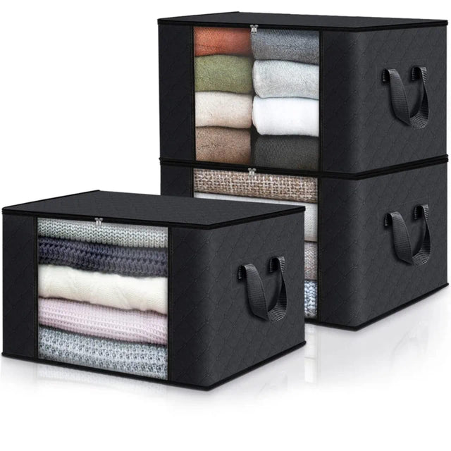Large Capacity Clothes & Duvet Storage Bag Organizer