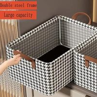 Large Capacity Double Steel Frame Fabric Wardrobe Drawer Closets Clothes Organizer| Pants Jeans Underwear Socks T-Shirts | Office Living Room Bedroom 20 x 28 x 47 cm Closet Organizers Closet Organizers