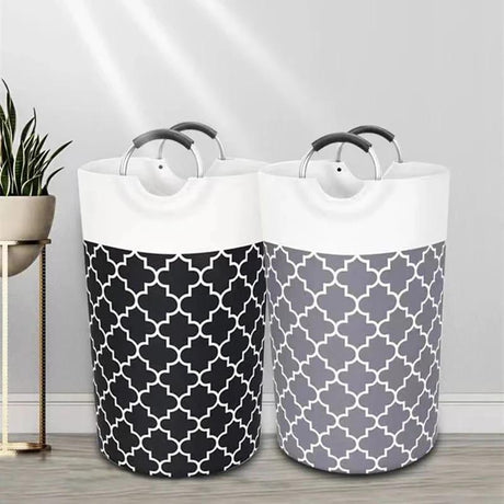 Large Capacity Laundry Basket 82L with Metal Handles Collapsible and Durable for Home Organization Laundry hampers and basket Laundry Baskets