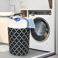 Large Capacity Laundry Basket 82L with Metal Handles Collapsible and Durable for Home Organization Laundry hampers and basket Laundry Baskets