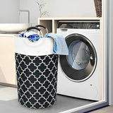 Large Capacity Laundry Basket 82L with Metal Handles Collapsible and Durable for Home Organization Laundry hampers and basket Laundry Baskets