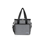 Large Capacity Outdoor Aluminum Foil Insulated Lunch Bag | Thermal Picnic Lunch Bag | Available in Black, Grey, and Navy Blue