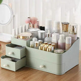 Large Capacity Plastic Makeup Organizer | Expandable Drawers for Increased Storage Storage and organization Household Storage Caddies