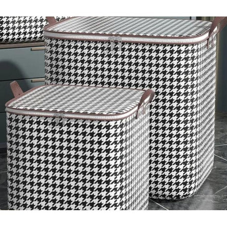 Large Capacity Quilt Duvet Closet Organizer Set of 3pcs Space Saving Storage Bags