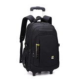 Large Capacity Trolley School Bag with Zipper Closure