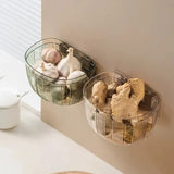 Large Capacity Wall Mounted Storage Basket for Kitchen and Bathroom