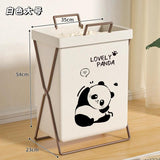 Large Collapsible Laundry Basket Waterproof Cotton Linen Fabric Laundry basket Laundry Baskets