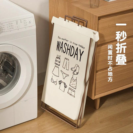 Large Collapsible Laundry Basket Waterproof Cotton Linen Fabric Laundry basket Laundry Baskets