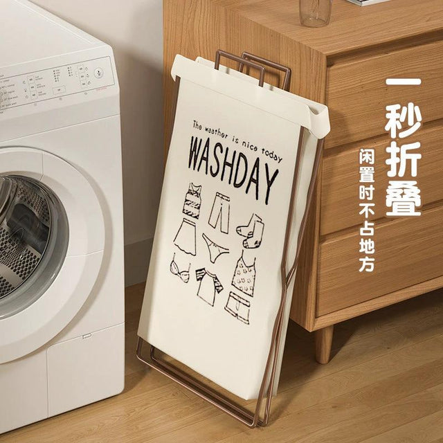 Large Collapsible Laundry Basket Waterproof Cotton Linen Fabric Laundry basket Laundry Baskets