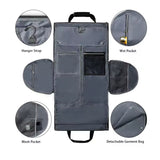 Large Convertible Travel Bag Oxford Waterproof Black