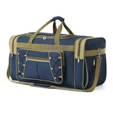 Large Durable Polyester Travel Duffel Bag with Multiple Compartments| For Organized Packing| Adjustable Straps Packing Organizers| 26” x 14” x 12.4” Packing Organizers Duffel Bags