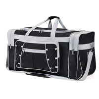 Large Durable Polyester Travel Duffel Bag with Multiple Compartments| For Organized Packing| Adjustable Straps Packing Organizers| 26” x 14” x 12.4” Packing Organizers Duffel Bags