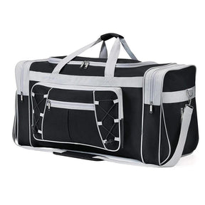 Large Durable Polyester Travel Duffel Bag with Multiple Compartments| For Organized Packing| Adjustable Straps Packing Organizers| 26” x 14” x 12.4” Packing Organizers Duffel Bags