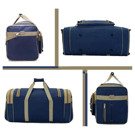 Large Durable Polyester Travel Duffel Bag with Multiple Compartments| For Organized Packing| Adjustable Straps Packing Organizers| 26” x 14” x 12.4” Packing Organizers Duffel Bags