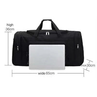 Large Durable Polyester Travel Duffel Bag with Multiple Compartments| For Organized Packing| Adjustable Straps Packing Organizers| 26” x 14” x 12.4” Packing Organizers Duffel Bags