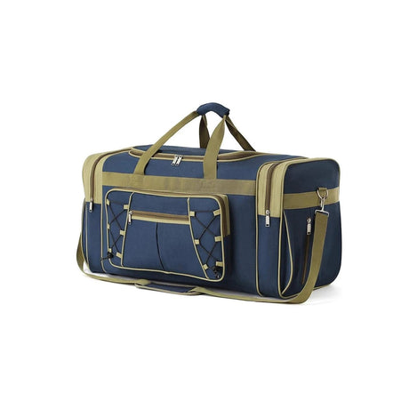 Large Durable Polyester Travel Duffel Bag with Multiple Compartments| For Organized Packing| Adjustable Straps Packing Organizers| 26” x 14” x 12.4” Packing Organizers Duffel Bags
