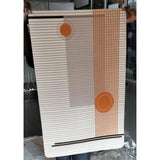 Large Geometric Pattern Door/Bath Mat – 50x80cm Anti-Slip with Rubber Bottom