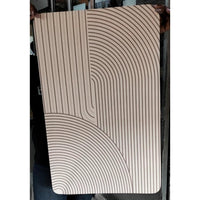Large Geometric Pattern Door/Bath Mat – 50x80cm Anti-Slip with Rubber Bottom Bath Mats Bath Mats & Rugs