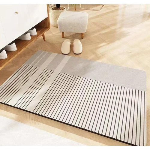 Large Geometric Pattern Door/Bath Mat – 50x80cm Anti-Slip with Rubber Bottom Bath Mats Bath Mats & Rugs