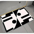 Large Geometric Pattern Door/Bath Mat – 50x80cm Anti-Slip with Rubber Bottom Bath Mats Bath Mats & Rugs