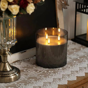 Large Luxury LED Candle 15cm x 15cm for Home Decor and Mood Lighting Decor Flameless Candles