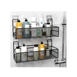 Large Mesh Bathroom Rack | Self-Adhesive Organizer with No Drilling Required