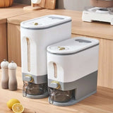 Large Rice Storage Box 5L&10L Capacity with Leak-Proof Design