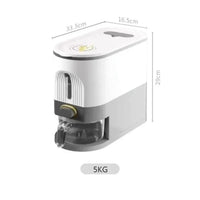 Large Rice Storage Box 5L&10L Capacity with Leak-Proof Design Storage Containers Food Storage Containers