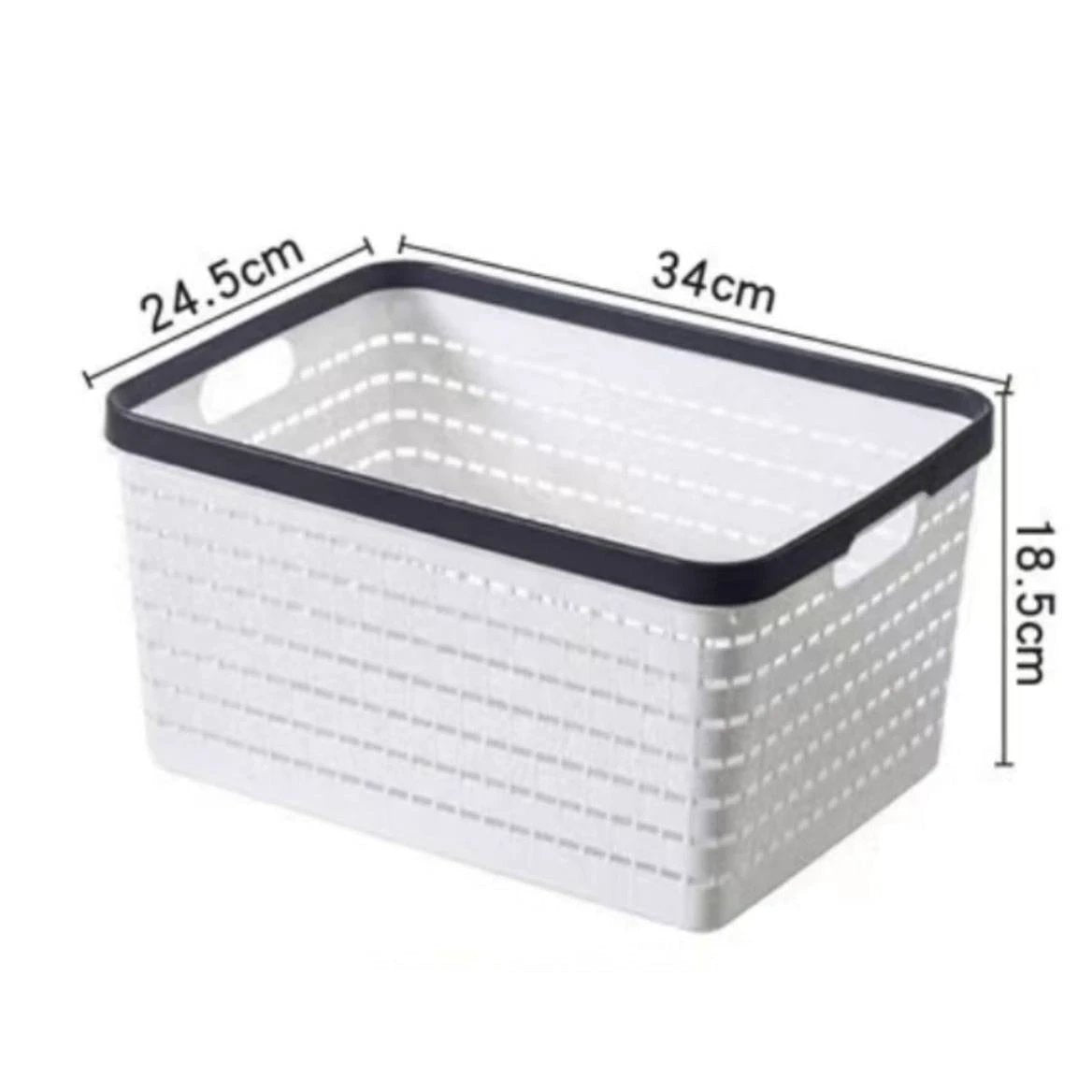 Large Size Storage Baskets, Woven Plastic Storage Baskets, Large Knit Organizer Bins, Breathable Storage Baskets Storage Containers Organizers